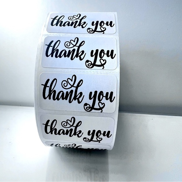 HandMade Other - Thank You Stickers 250 NWT